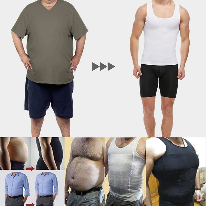 Slim Fit Men’s Waist Trainer – Shaping & Posture Support Vest