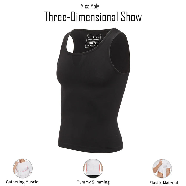Slim Fit Men’s Waist Trainer – Shaping & Posture Support Vest
