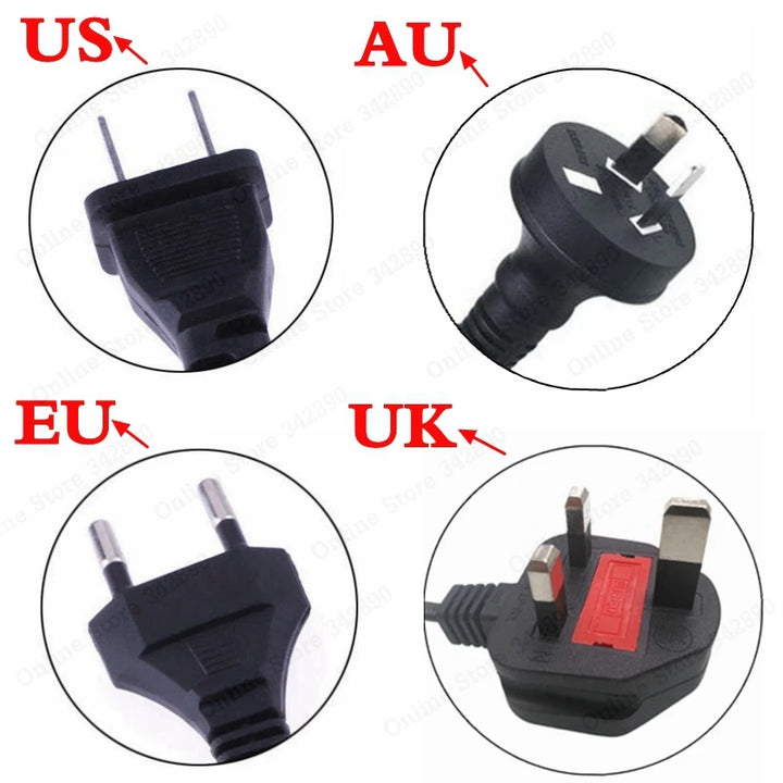 36V 2A Lithium Battery Charger – 42V Output for 10S Li-ion/Li-poly Batteries