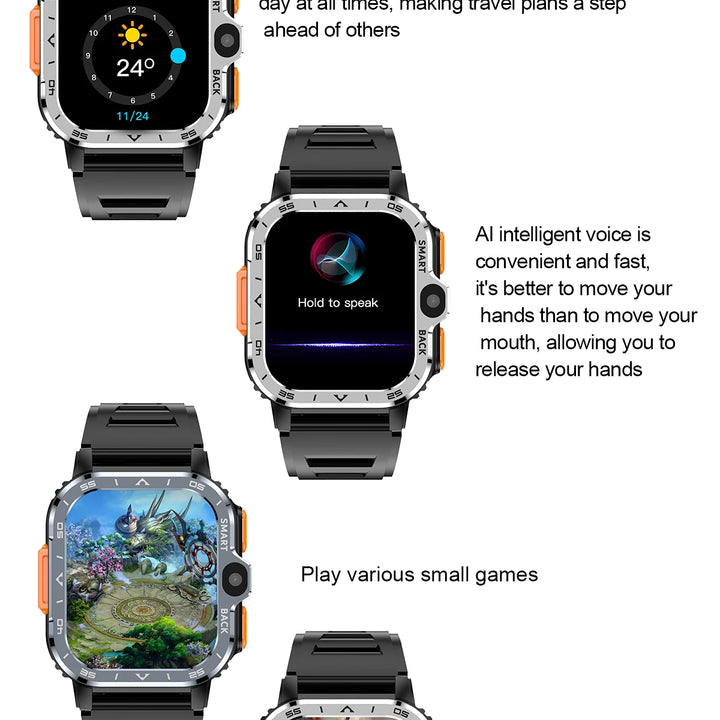 Smart Watch 4G GPS Dual Camera NFC WiFi 64GB