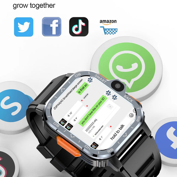 Smart Watch 4G GPS Dual Camera NFC WiFi 64GB
